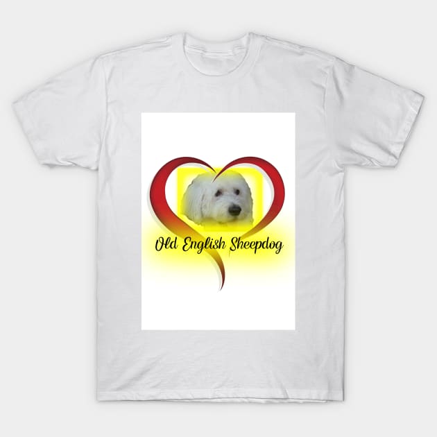 Old English Sheepdog T-Shirt by Ians Photos and Art